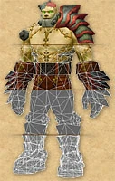A wireframe and textured model of Thaddius