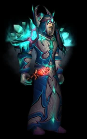 Human Mage wearing the Wand of Fates