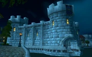 Stormwind Vault as seen from the Canals