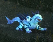Look, he's smiling.