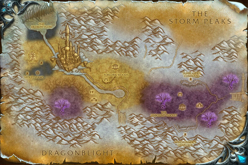 world of warcraft map with levels. world of warcraft map with