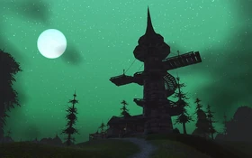 Zeppelin tower in Tirisfal Glades