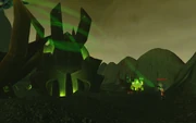 Use the Fel Siphon on the Fel Initiates. You can spot them channeling the Suspended Terrorguards.