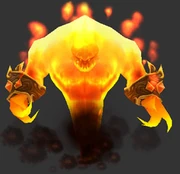 A typical Fire Elemental