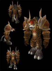 Male Tauren in the Champion's Sanctuary set.