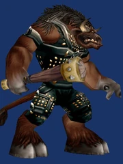 Tauren male wielding Serenity