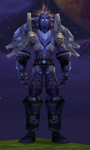 Male Night Elf wearing complete "Grand Marshal's Pursuit"