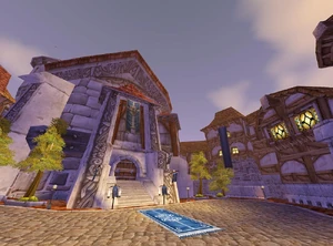 The city's main cathedral, now called the Scarlet Bastion