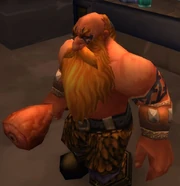 Wildhammer dwarves are characterized by many tattoos and feathered clothing.