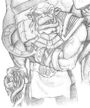 As he appears in Warcraft II manual.