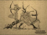 An elven archer and an elven ranger.