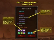 Wardrobe Management Screen