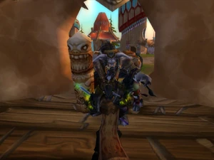 Zentyr is defeated by Cairne Bloodhoof.