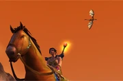 The Brood of Nozdormu can be seen in the skies of Silithus.