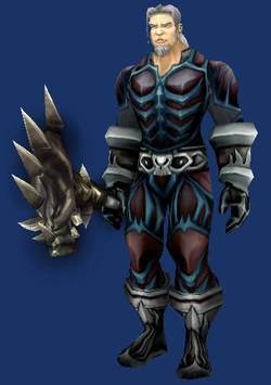 Human wearing the Deathbone Guardian set