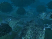 Darkshire as seen from above.