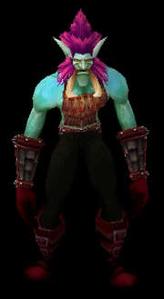 Troll male wearing Bloodmail Regalia