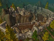 Durnholde in the present, in ruins