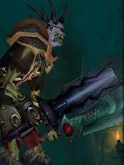 Forsaken Rogue wielding Ebon Hilt of Marduk