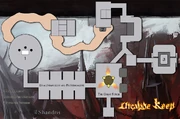 Unfinished map layout of the Utgarde Keep instance