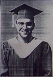 Ray Soames at his graduation.