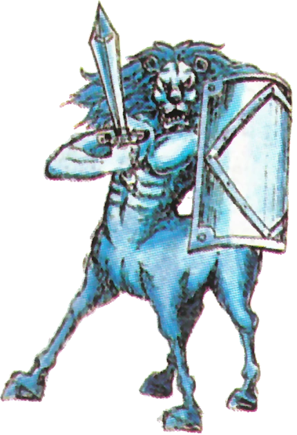 Artwork of a Lynel from The Legend of Zelda
