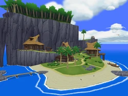 A section of Outset Island