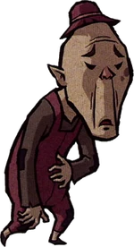Artwork of Maggie's Father prior to Maggie's rescue