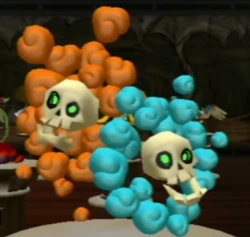 A Red and a Blue Bubble from The Wind Waker