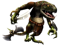 A Lizalfos from Twilight Princess