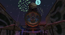 The fireworks display on the Eve of the Carnival of Time