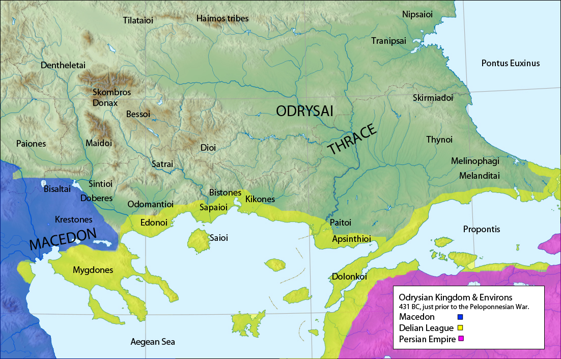 Maps of Ancient Thrace - Wiki Atlas of World History