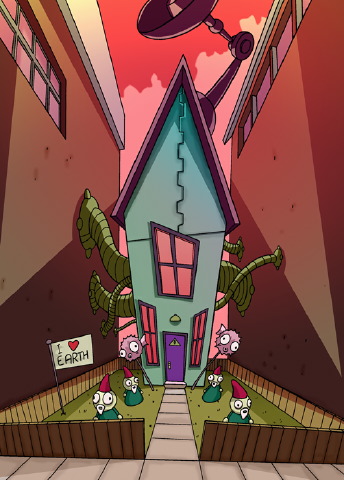 Image - Zim house day.jpg - Invader ZIM Wiki