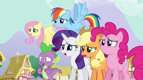 Image - Twilight's friends worried S3E05.png - My Little Pony ...