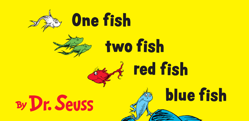 Image - One fish Two Fish Red Fish Blue Fish Header.png - Dr. Seuss Wiki