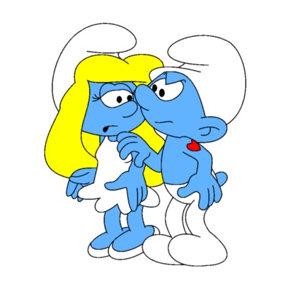 Image - Hefty Comforts Smurfette.jpg - Smurfs Fanon Wiki