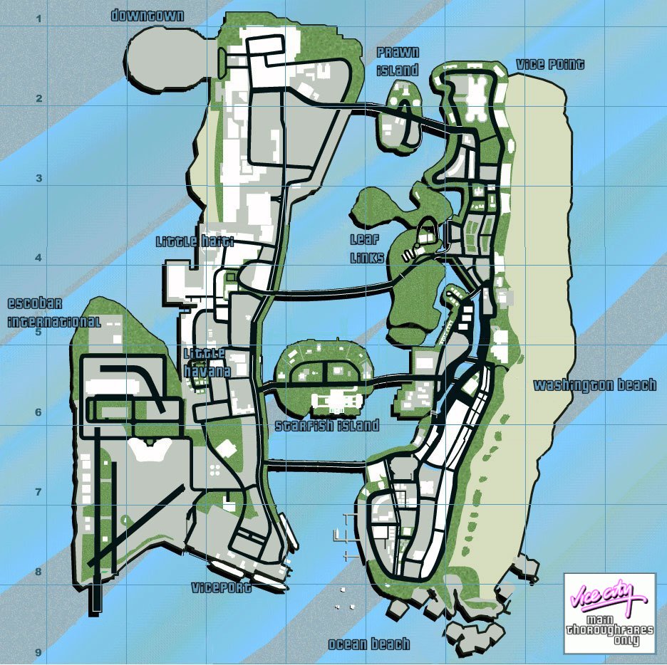 Maps and Locations - Grand Theft Auto Wiki - Neoseeker