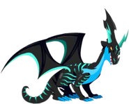 Neon dragão 3d