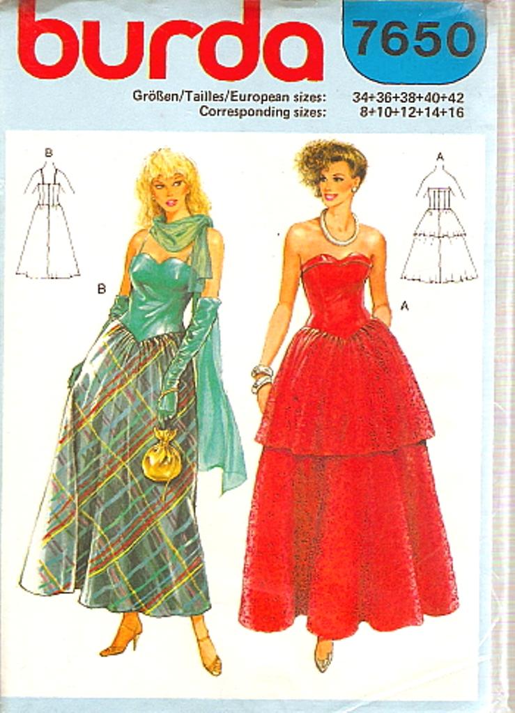 Burda 7660 - Vintage Sewing Patterns