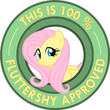 110px-Fluttershy_approved.png